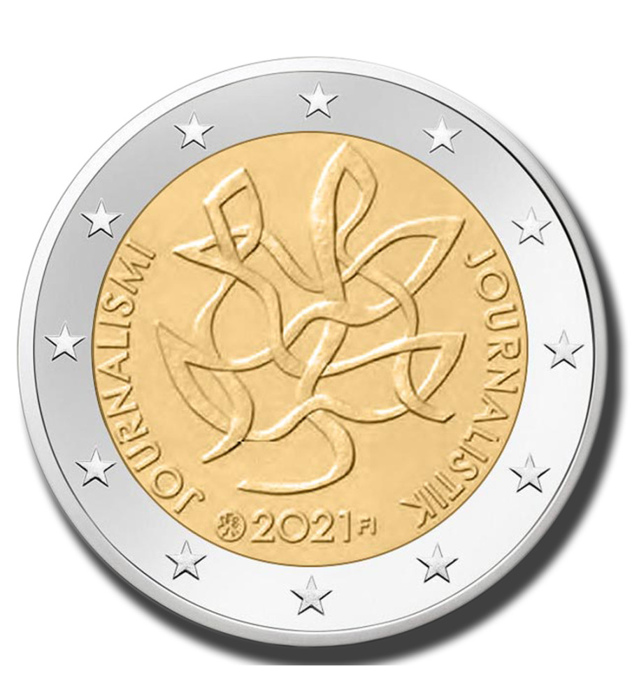 2021 Finland Journalism 2 Euro Coin