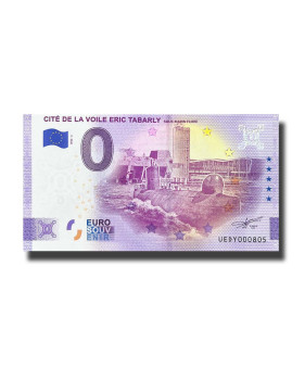 0 Euro Souvenir Banknote Cite De La Voile Eric Tabarly France UEDY 2022-2