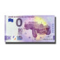 0 Euro Souvenir Banknote Musee National De L'Automobile France UEAP 2022-3