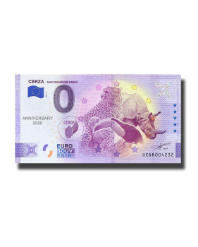 Anniversary 0 Euro Souvenir Banknote Cerza France UEDR 2022-8