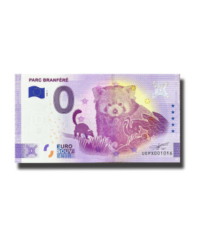 0 Euro Souvenir Banknote Parc Branfere France UEPX 2022-1