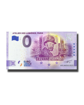 0 Euro Souvenir Banknote Atelier Des Lumieres Paris France UELN 2022-5