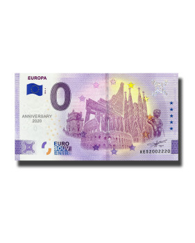 Anniversary 0 Euro Souvenir Banknote Europa Germany XESZ 2022-4