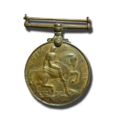 Malta Medal 1914-1918 George V Named 1025 G.Agius. Maltese L.C..