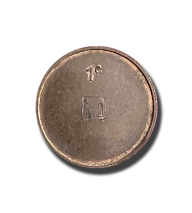 1972 Malta Prova 1 Cent Coin Uncirculated Rare