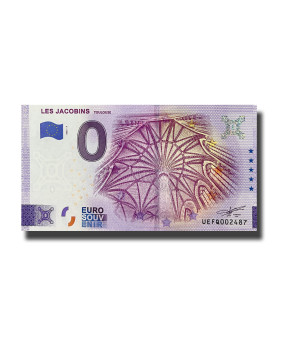 0 Euro Souvenir Banknote Les Jacobins Toulouse UEFQ 2022-3