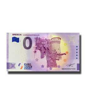 0 Euro Souvenir Banknote Brescia Italy SEDV 2022-1