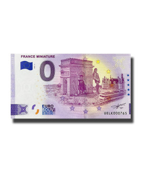 0 Euro Souvenir Banknote Miniature France UELK 2022-3