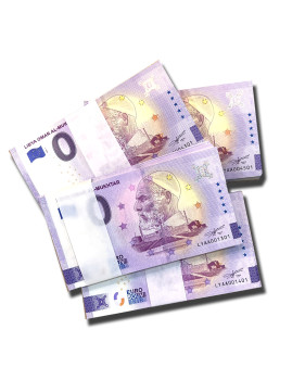 0 Euro Souvenir Banknote Omar Al Mukhtar Libya LYAA 2022-1