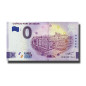 0 Euro Souvenir Banknote Chateau Fort De Sedan France UESZ 2022-1