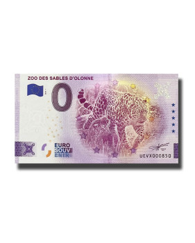 0 Euro Souvenir Banknote Zoo Des Sables D'Olonne France UEVX 2022-1