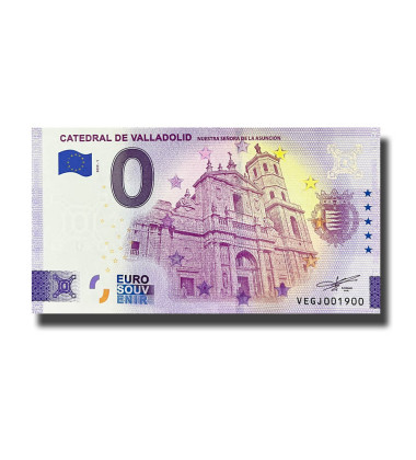 0 Euro Souvenir Banknote Catedral De Valladolid Spain VEGJ 2022-1