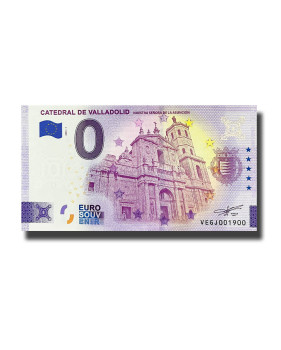 0 Euro Souvenir Banknote Catedral De Valladolid Spain VEGJ 2022-1