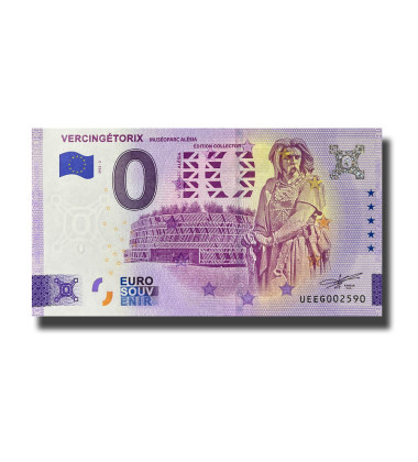 0 Euro Souvenir Banknote Vercingetorix France UEEG 2022-2