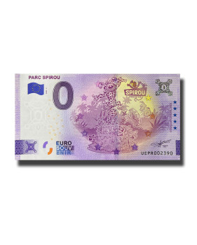 0 Euro Souvenir Banknote Parc Spirou France UEPR 2022-3