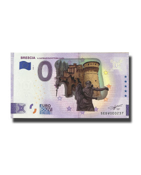 0 Euro Souvenir Banknote BRESCIA Colour Italia SEBV 2022-1