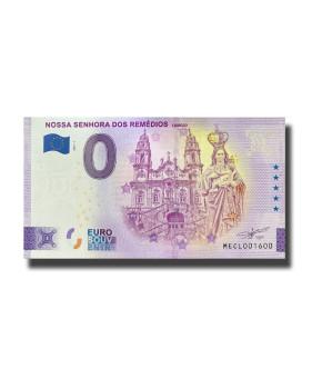 0 Euro Souvenir Banknote Nossa Senhora Dos Remedios Portugal MECL 2022-1