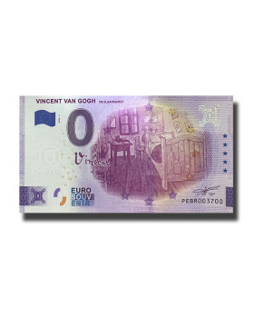 0 Euro Souvenir Banknote Vincent Van Gogh Netherlands PEBR 2022-4