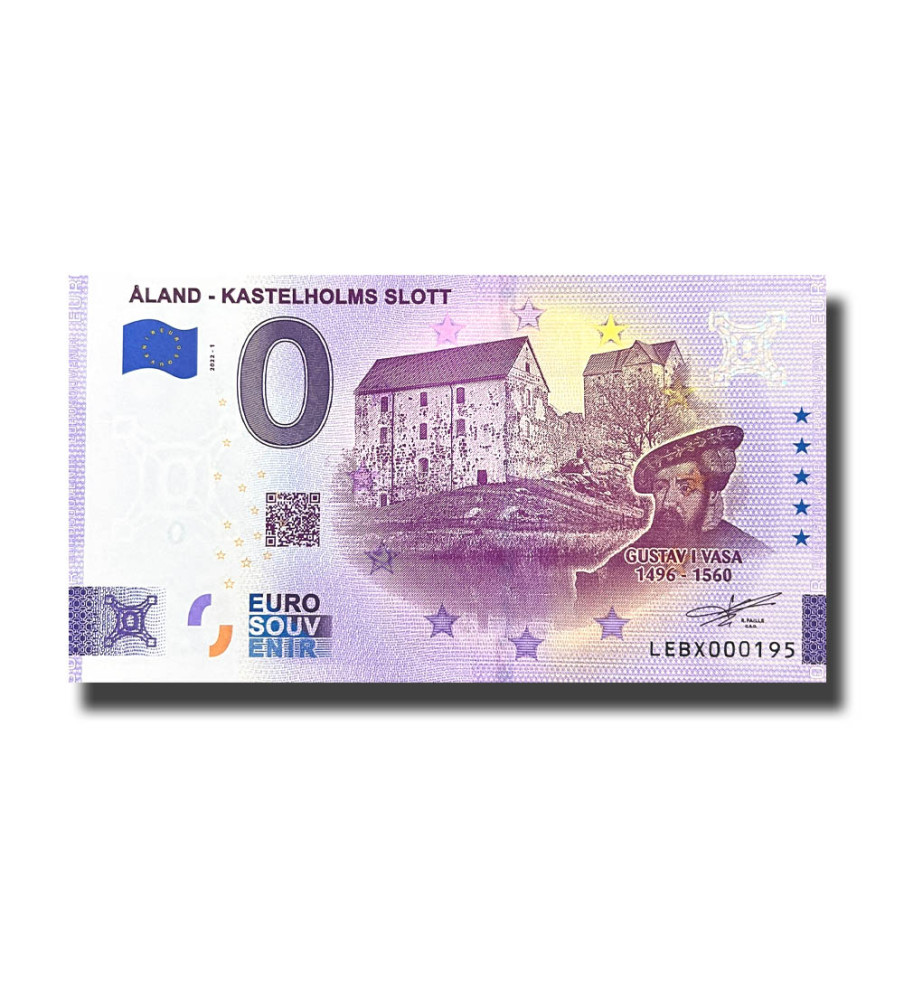 0 Euro Souvenir Banknote Aland - Kastelholms Slott Finland LEBX 2022-1