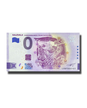 0 Euro Souvenir Banknote Kalevala Finland LEBY 2022-2