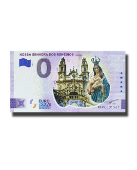 0 Euro Souvenir Banknote Nossa Senhora Dos Remedios Colour Portugal MECL 2022-1