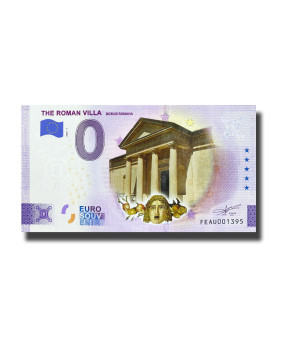 0 Euro Souvenir Banknote The Roman Villa Colour Malta FEAU 2022-1