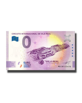 0 Euro Souvenir Banknote Circuito Internacional De Vila Real Portugal MECN 2022-1