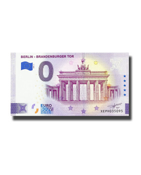 0 Euro Souvenir Banknote Berlin Brandenburg Germany XEPH 2022-1