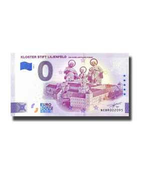 0 Euro Souvenir Banknote Kloster Stift Lilienfeld Austria NEBR 2022-1