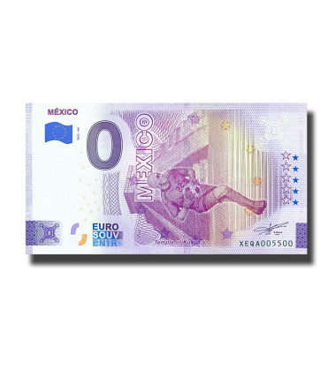 0 Euro Souvenir Banknote World Cup Qatar - Mexico Germany XEQA 2022-MX