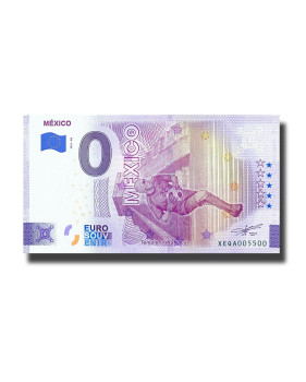 0 Euro Souvenir Banknote World Cup Qatar - Mexico Germany XEQA 2022-MX