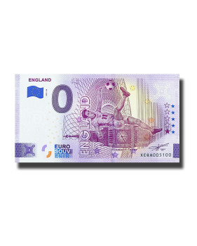 0 Euro Souvenir Banknote World Cup Qatar - England Germany XEQA 2022-EN