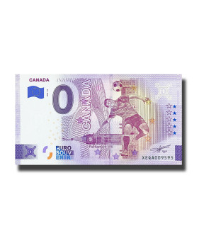 0 Euro Souvenir Banknote World Cup Qatar - Canada Germany XEQA 2022-CA