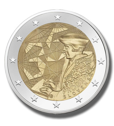 2022 Slovakia Erasmus Program 2 Euro Coin