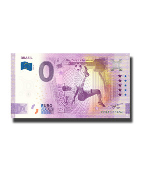 0 Euro Souvenir Banknote World Cup Qatar - Brazil Germany XEQA 2022-BR