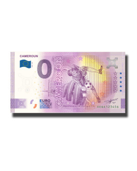 0 Euro Souvenir Banknote World Cup Qatar - Cameroon Germany XEQA 2022-CM