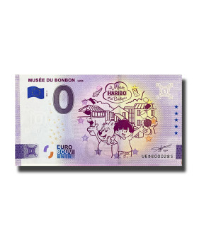 0 Euro Souvenir Banknote Musee Du Bonbon France UEDE 2022-4