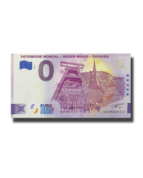 0 Euro Souvenir Banknote Patrimoine Mondial - Bassin Minier - Douaisis France UEVR 2022-2