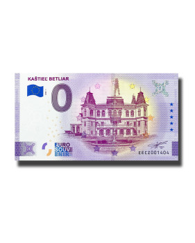 0 Euro Souvenir Banknote Kastiel Betliar Slovakia EECZ 2020-1