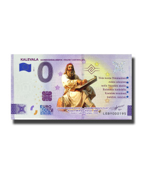 0 Euro Souvenir Banknote Kalevala Colour Finland LEBY 2022-1