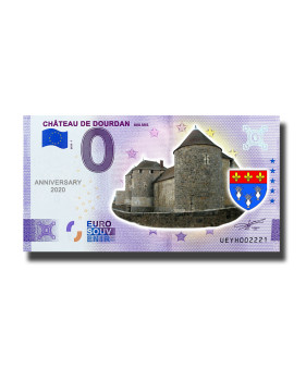 Anniversary 0 Euro Souvenir Banknote Chateau De Dourdan Colour France UEYH 2022-1