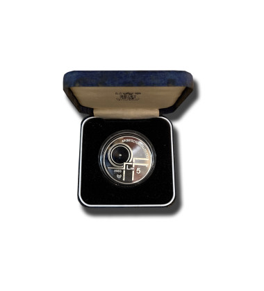 1983 MALTA IYDP LM 5 SILVER COIN PROOF SILVER