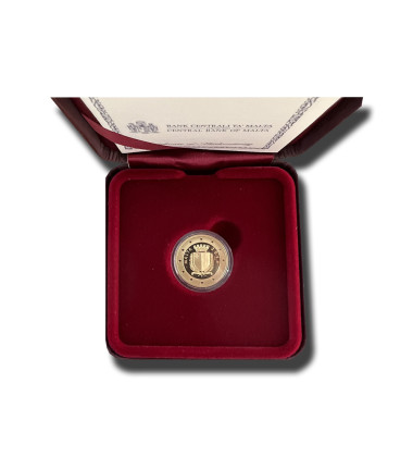 2014 Malta €50 Mro Charles Camilleri Gold Coin Proof