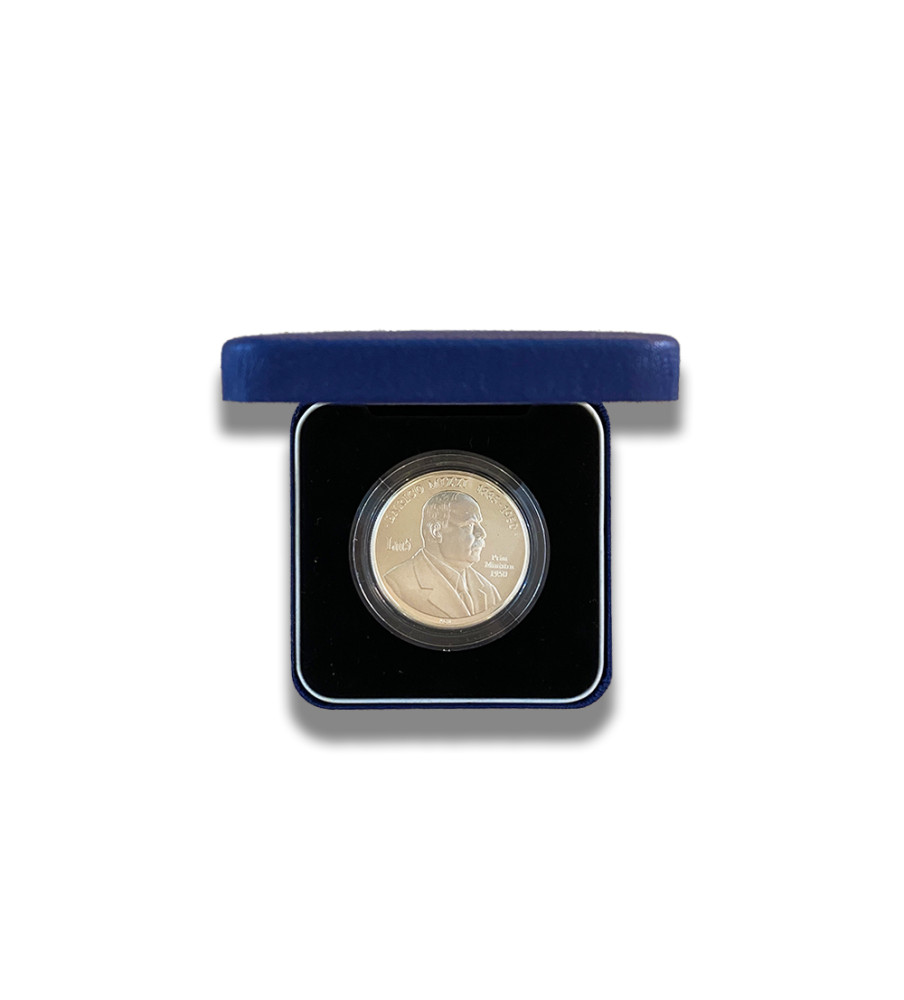 2001 Malta Enrico Mizzi Lm 5 Silver Coin Proof Silver 2001 Malta Enrico Mizzi Lm 5 Silver Coin Proof Silver
