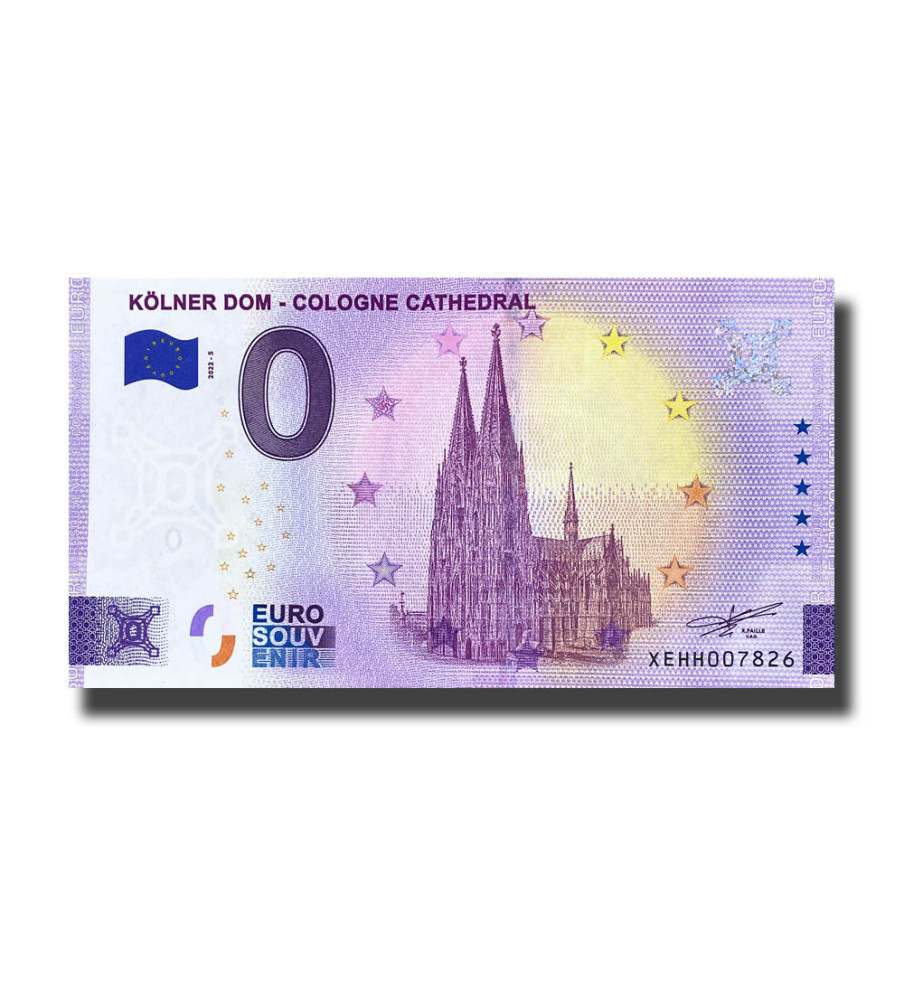 0 Euro Souvenir Banknote Kolner Dom - Cologne Cathedral Germany XEHH 2022-5