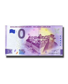 0 Euro Souvenir Banknote Schloss Augustusburg - 450 Jahre Jubilaum Germany XEUN 2022-1