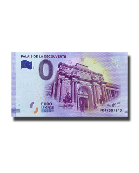 France Palais De La Decouverte 0 Euro Banknote Uncirculated 004523