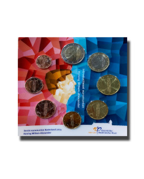 2014 Netherlands Euro Coin Set of 8 Coins Uncirculated