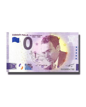 0 Euro Souvenir Banknote Ludovit Fulla Slovakia EEED 2022-2
