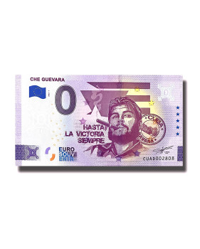 0 Euro Souvenir Banknote Che Guevara Cuba CUAD 2022-1